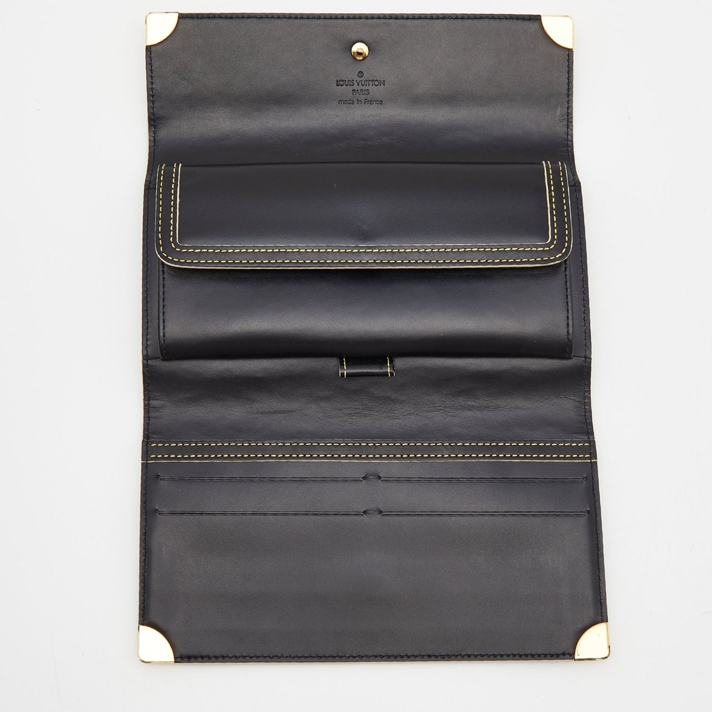 Louis Vuitton  Leather Porte Tresor International Wallet
