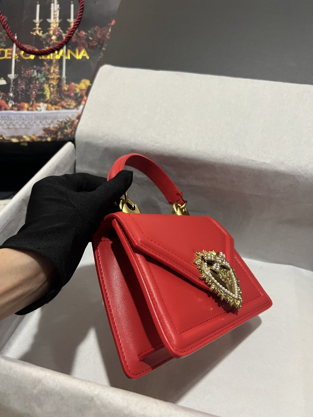 GLAMI Small Devotion Bag In Plain Red For Women 7.5in/19cm GLAMI GLAMI6711AV89387124