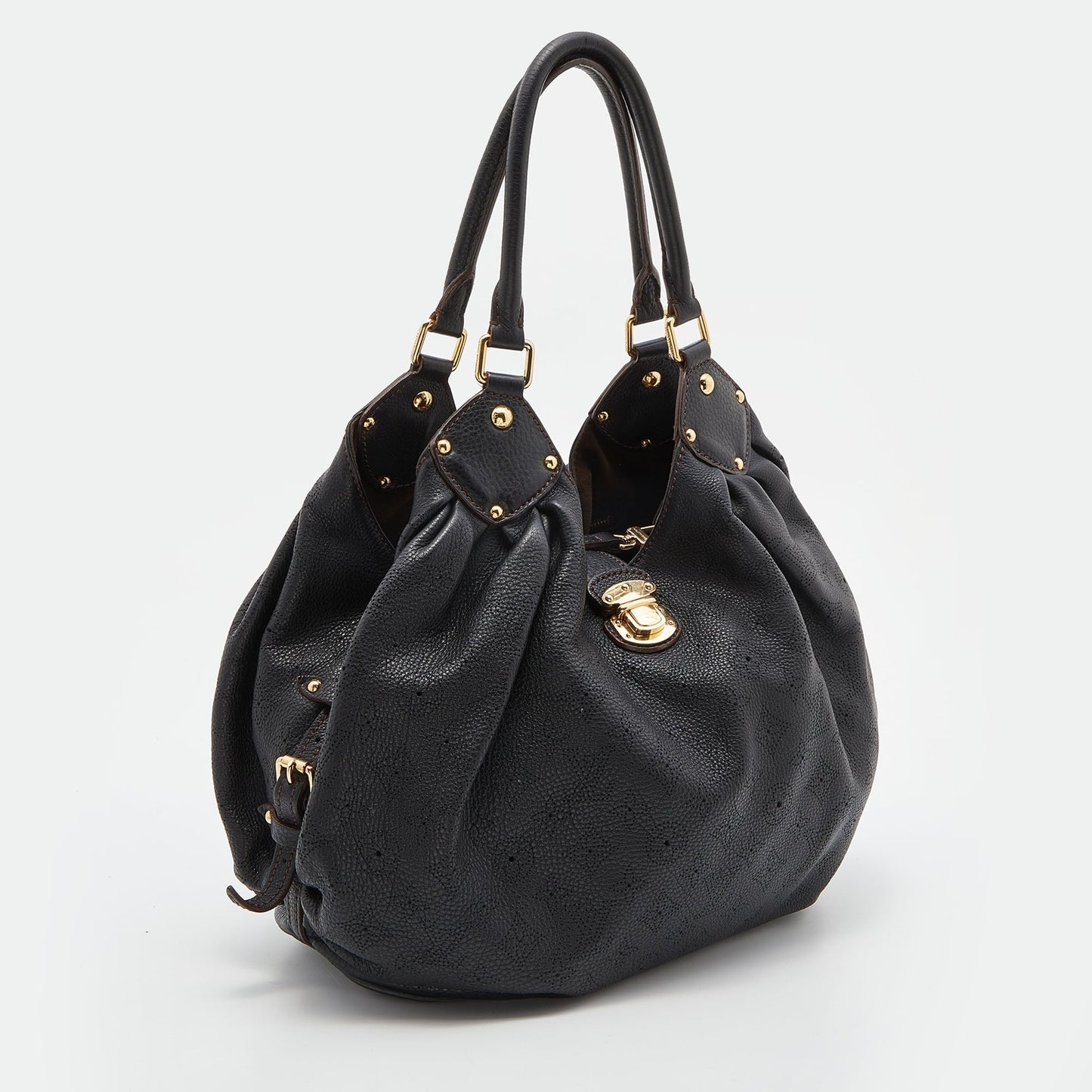Louis Vuitton  Monogram Mahina Leather L Bag