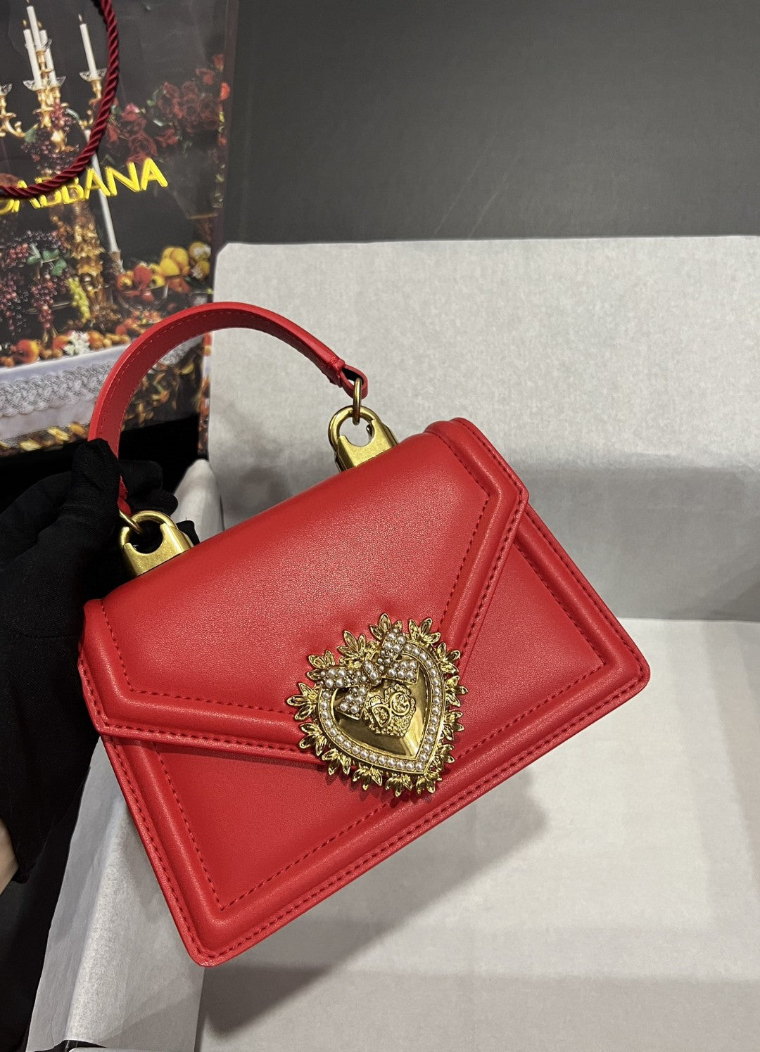GLAMI Small Devotion Bag In Plain Red For Women 7.5in/19cm GLAMI GLAMI6711AV89387124