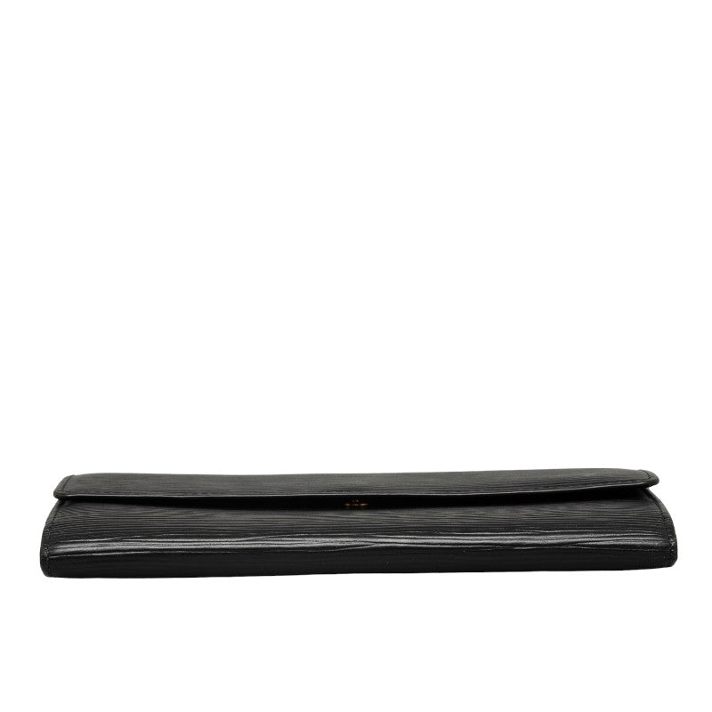 Louis Vuitton M63592 Long Wallet Epi Leather Noir Black