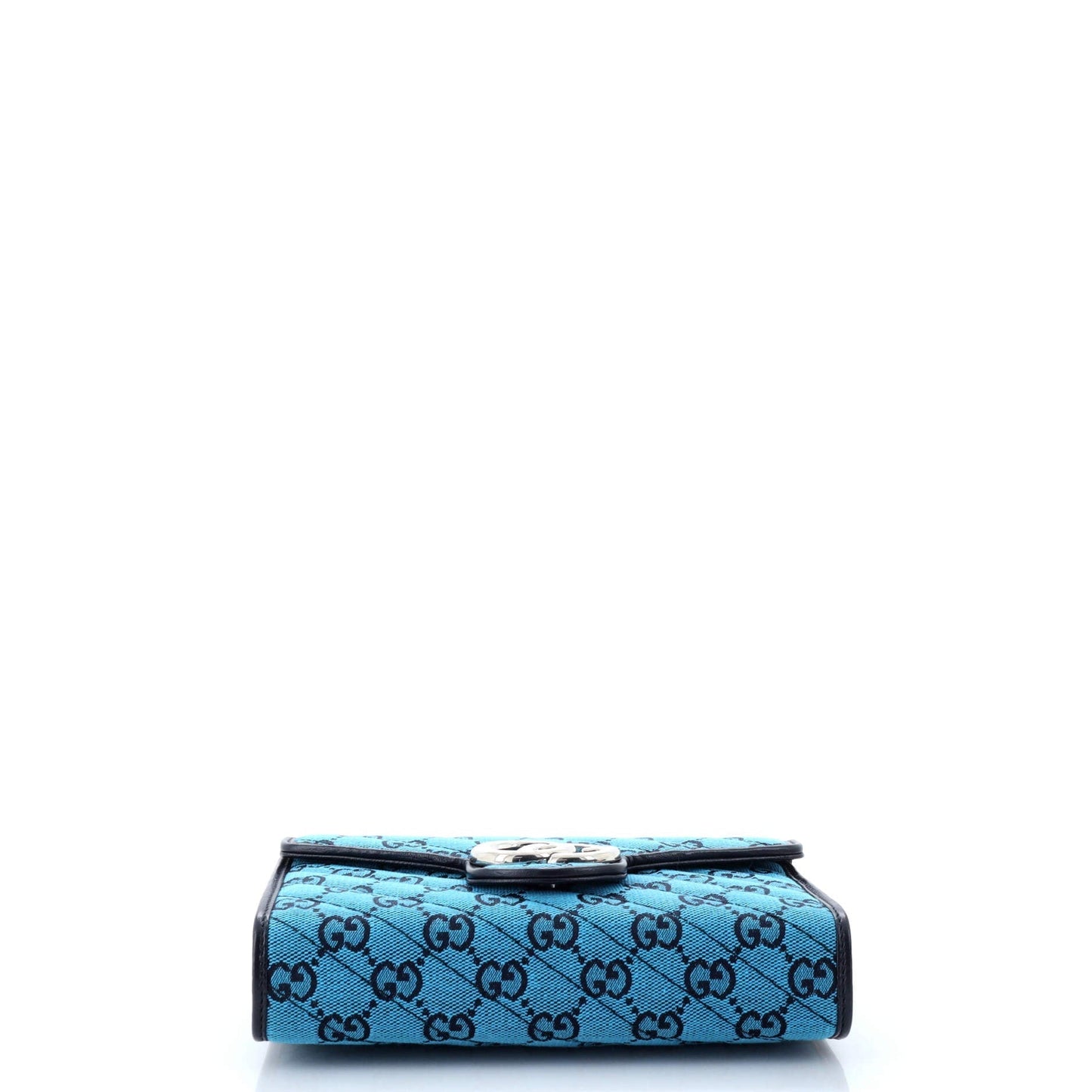 GG Marmont Chain Wallet Diagonal Quilted GG Canvas Mini