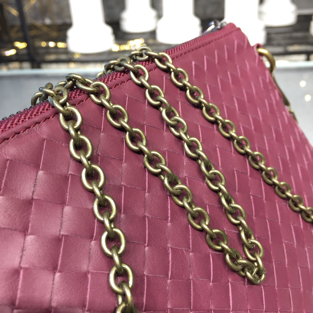 GLAMI Chain Shoulder Bag Dark Red, For Women, WomenÃ¢â‚¬â„¢s Bags 9.6in/24.5cm