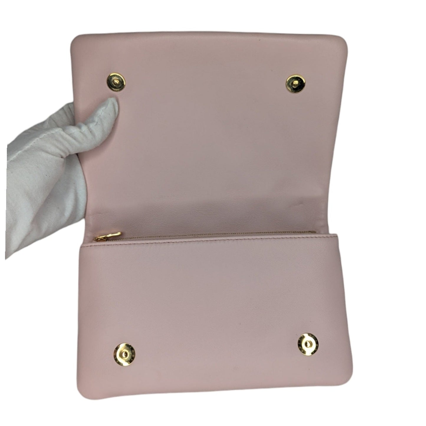 Louis Vuitton Pink Monogram Embossed Lambskin Coussin Pochette