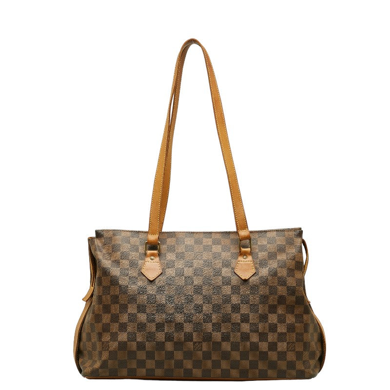 Louis Vuitton Louis Vuitton Damière N99037 Toast Bag PVC/Leather Brown