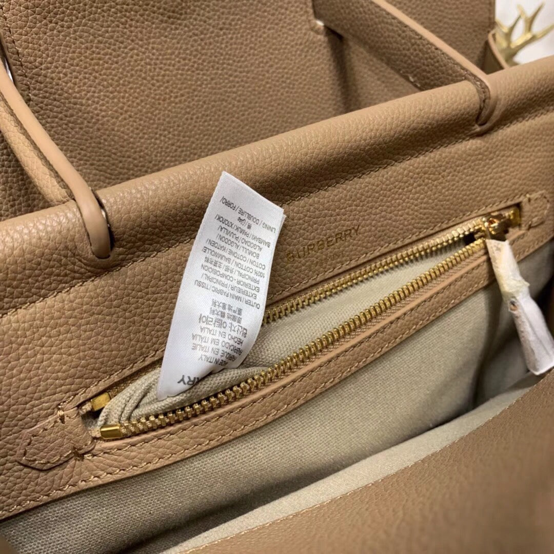 GLAMI Small Title Bag With Pocket Detail Brown For Women, Bags 11.8in/30cm