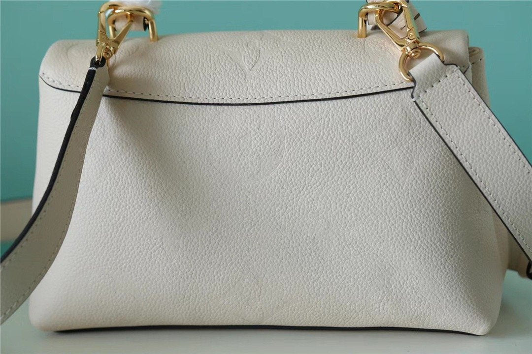 LV Madeleine GLAMI Monogram Empreinte Creme Beige For Women,  Shoulder and Crossbody Bags 9.4in/24cm LV M46008