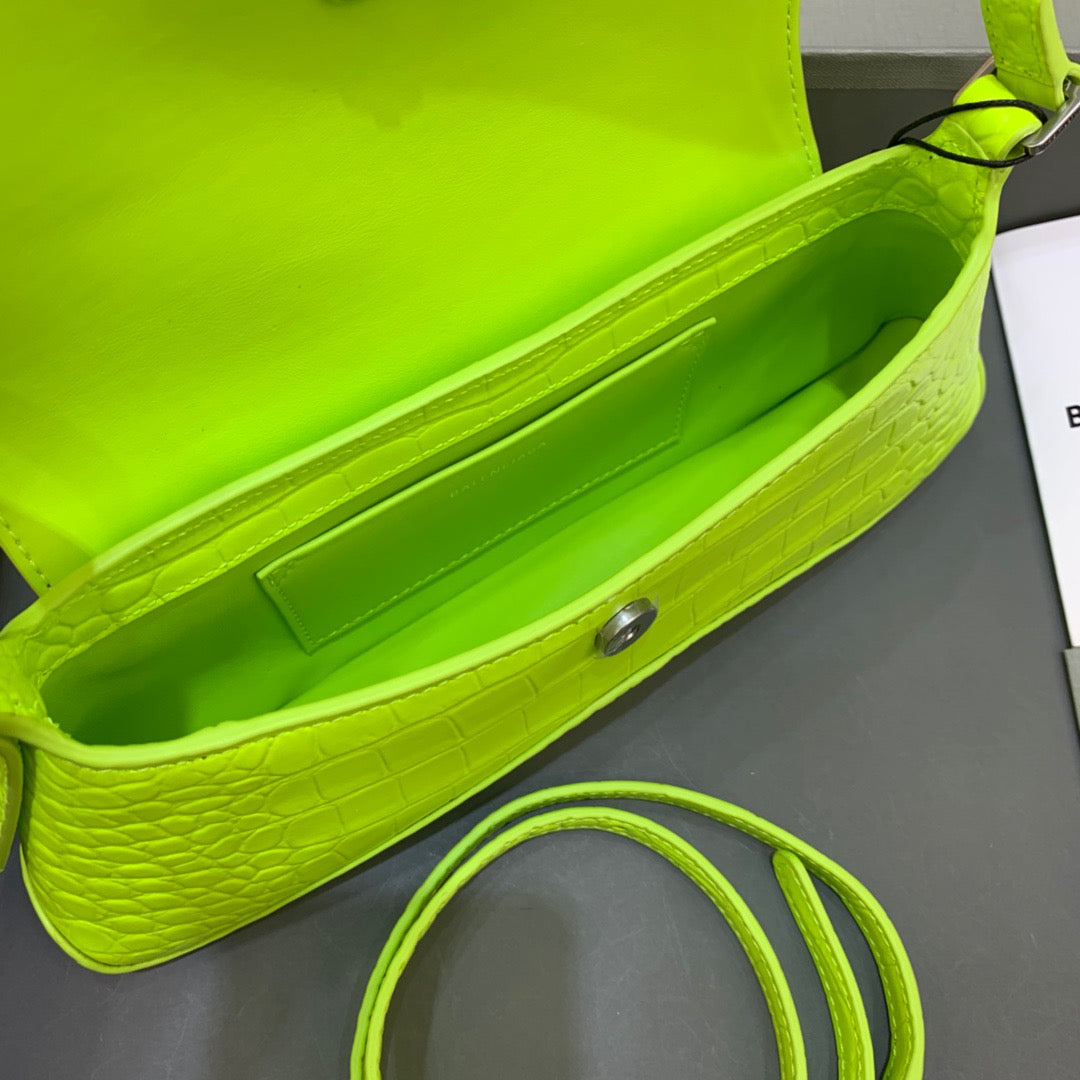 Balen XX Small GlamIap Bag Box Green Neon, For Women,  Bags 10.6in/27cm