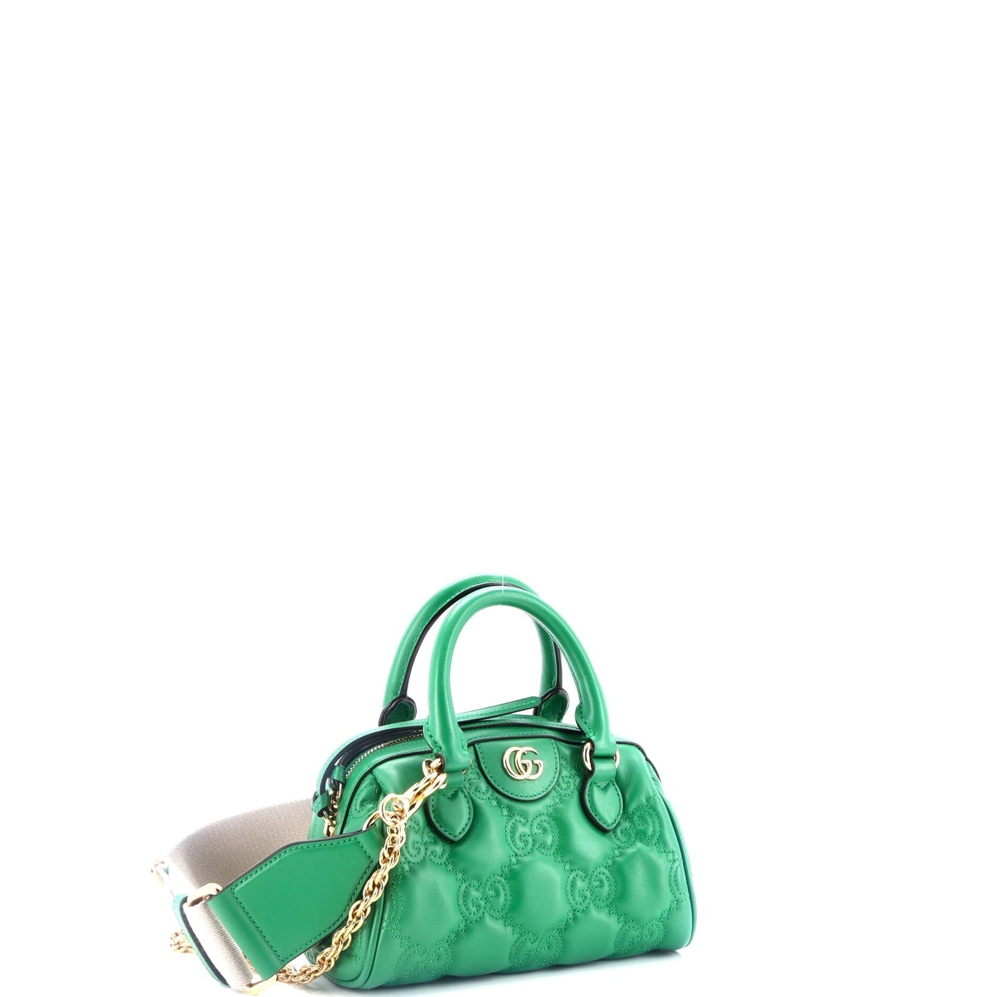 Ophidia Convertible Boston Top Handle Bag GG Matelasse Leather Mini