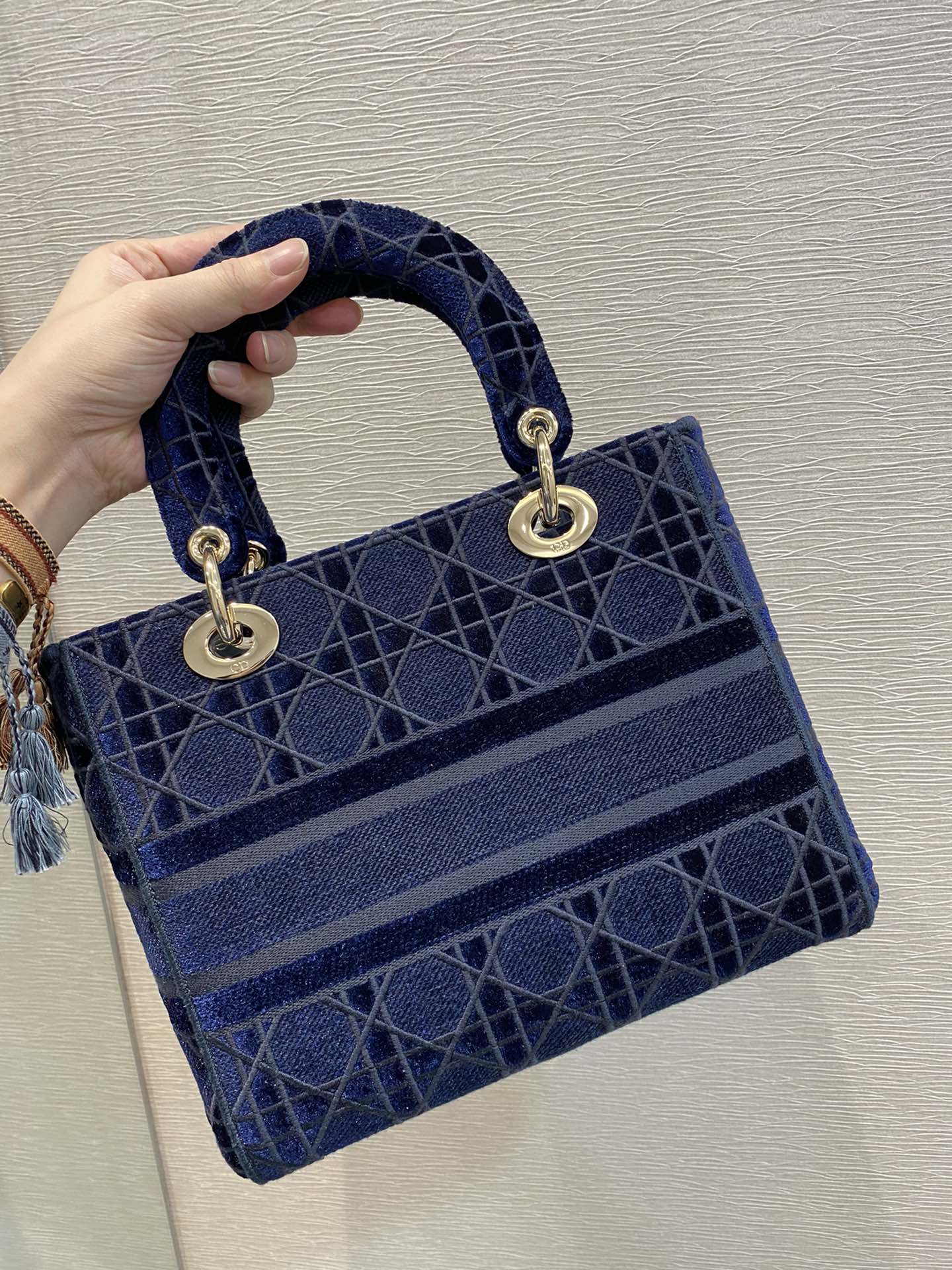 GLAMI Small Lady D-Lite Blue Bag For Women 9.5in/24cm CD