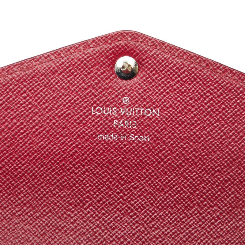 Louis Vuitton Epic Portfolio Sarah Long Wallet M60580 Fushai Pink Leather  Louis Vuitton