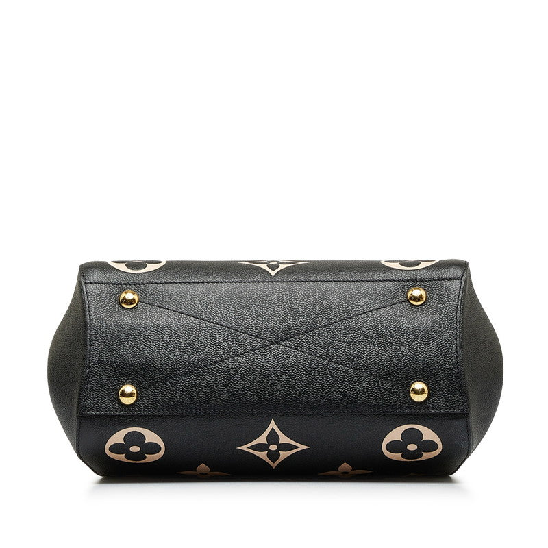 LOUIS VUITTON Montaigne MM in Monogram Grain Calfskin Black M45499