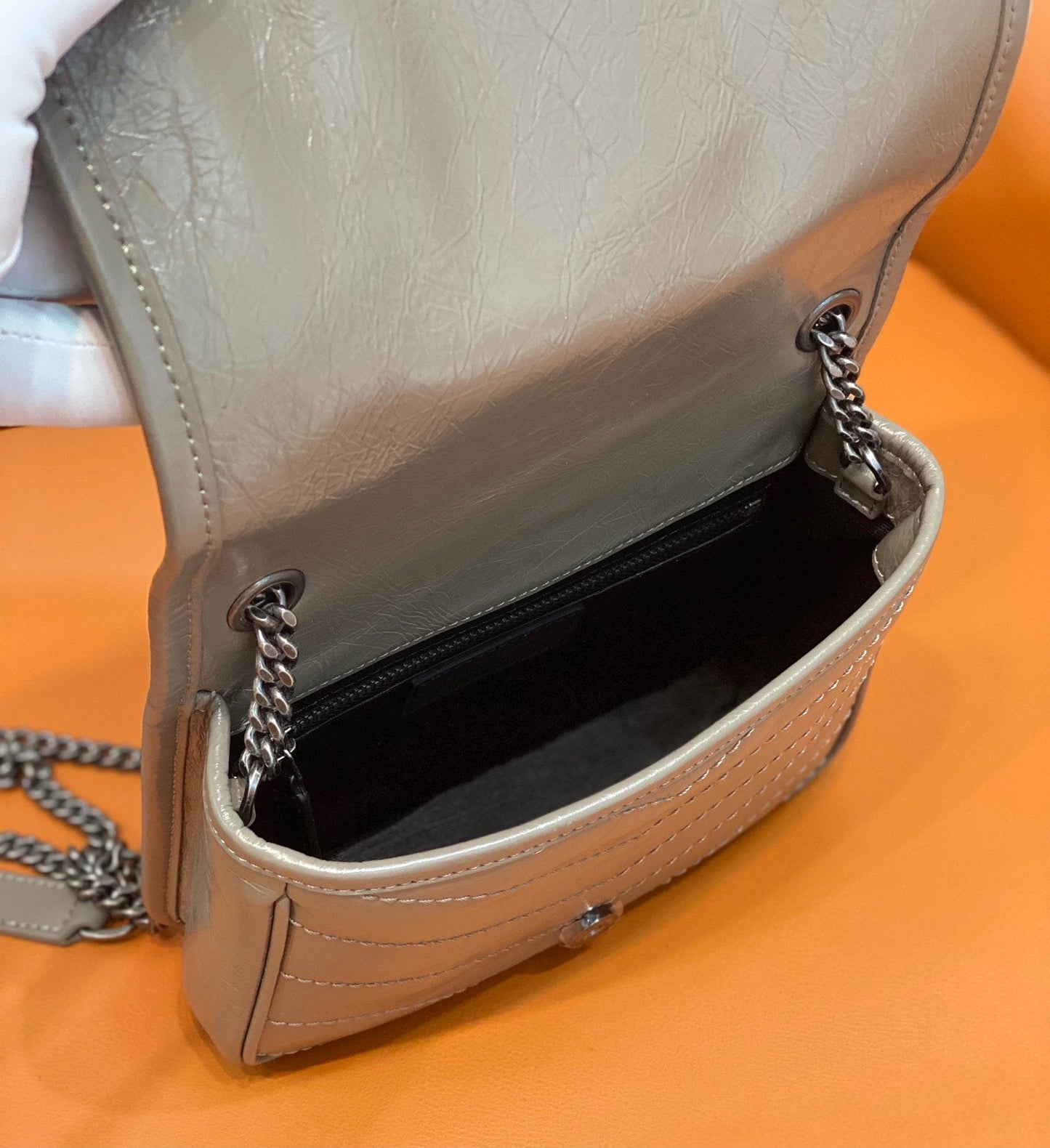 GLAMI Niki Wallets On Chain Beige For Women 7.5in/19cm