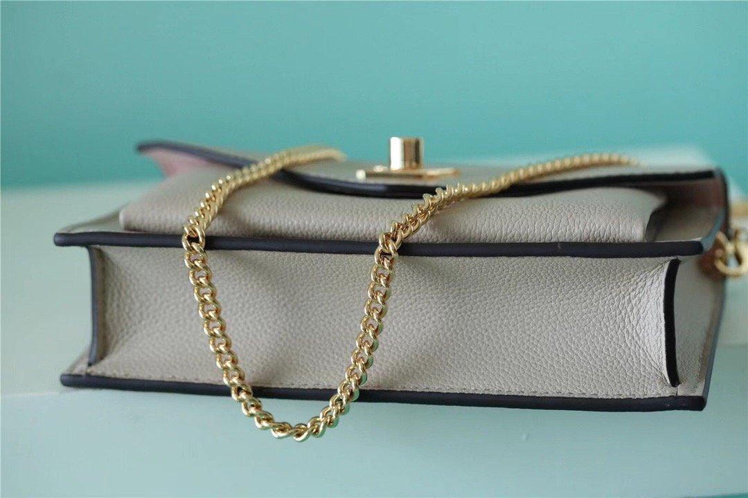 LV Mylockme Chain Pochette Grey For Women,  Shoulder and Crossbody Bags 7.5in/19cm LVÃ‚Â 