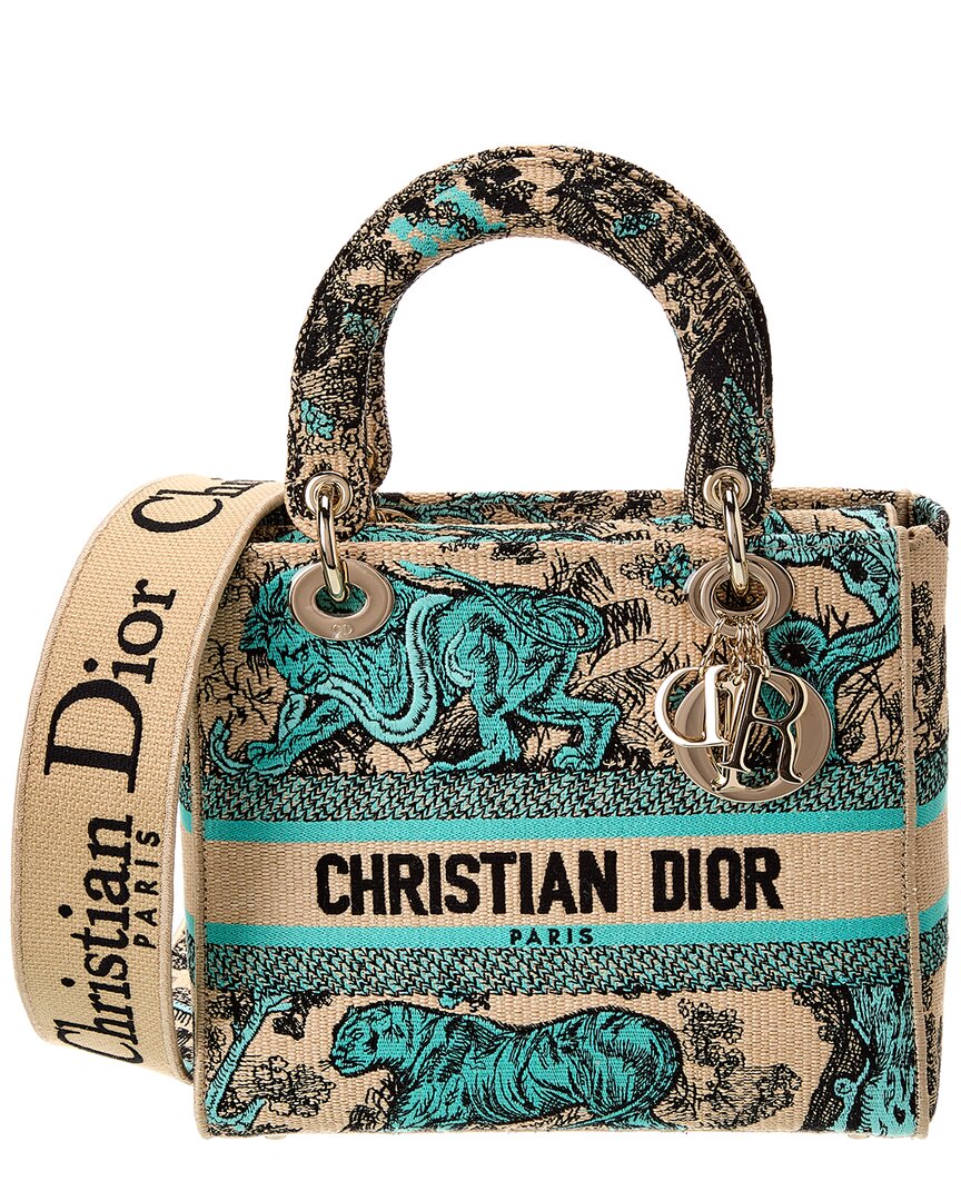 Dior Lady D-Lite Medium Canvas Tote