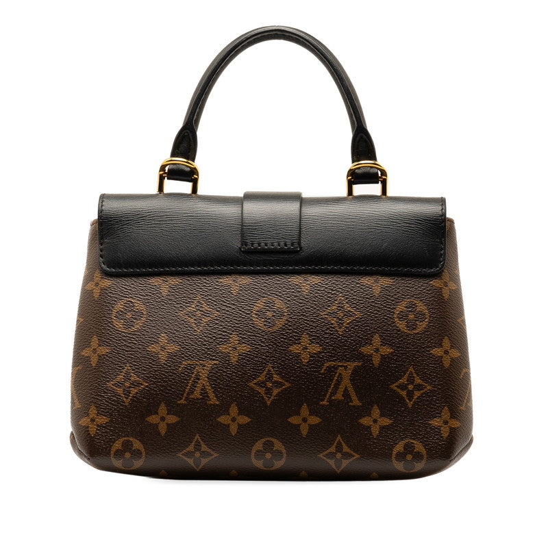 Louis Vuitton Monogram Locky BB Handbag S Bag 2WAY M44141 Noir Brown PVC Leather  Louis Vuitton