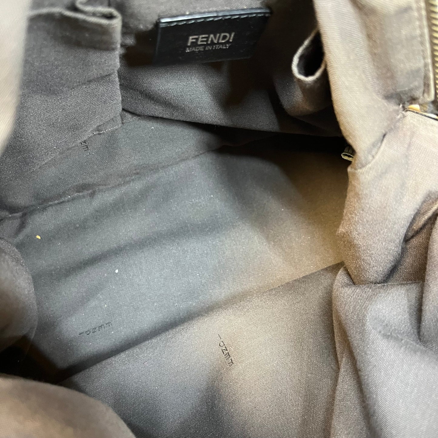 FENDI Nylon Zucchino Shoulder Bag