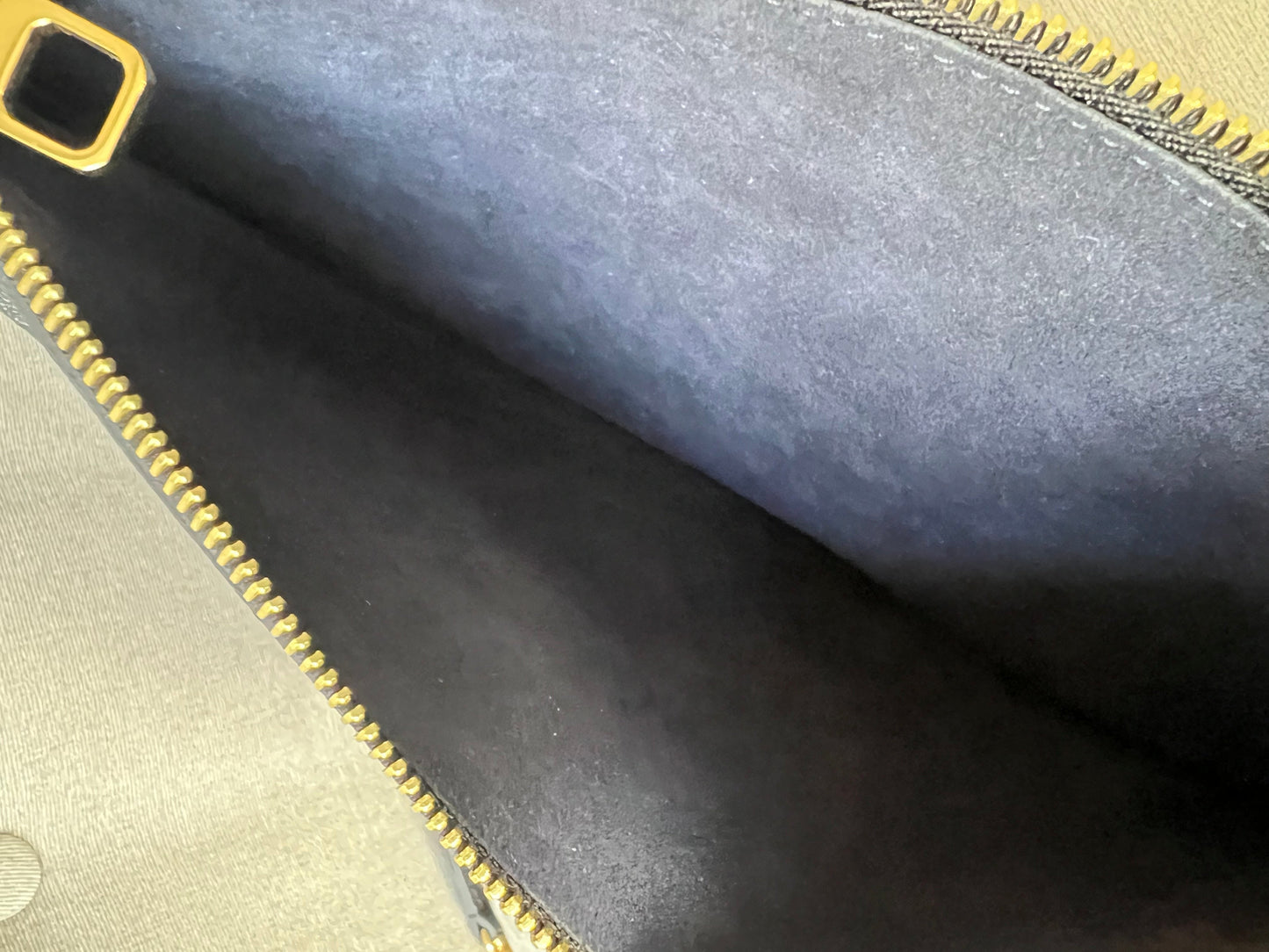 Louis Vuitton Pouch (from Neverfull) Black Empreinte