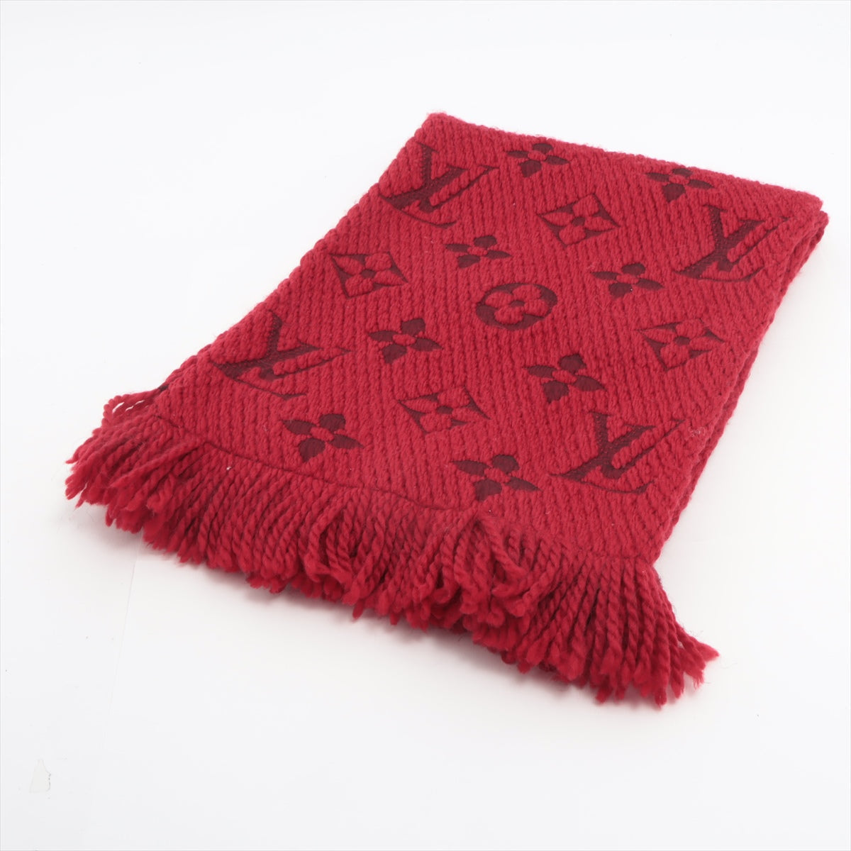 Louis Vuitton Red Progomania Scarf
