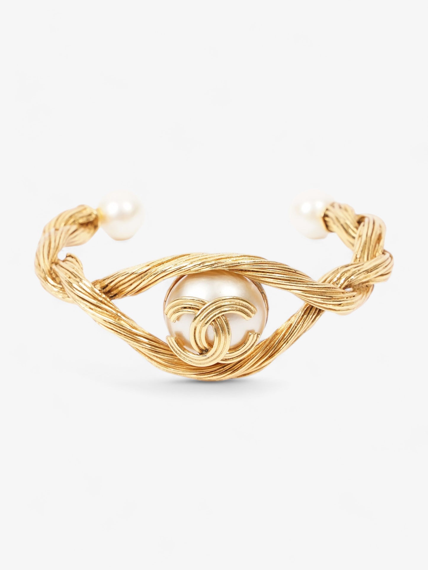 Chanel Mark 94A Bangle  Gold Gold Plated 16.5cm