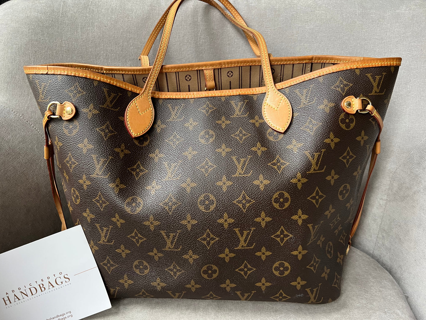 Louis Vuitton Neverfull MM Monogram Beige (RRP £1,410)