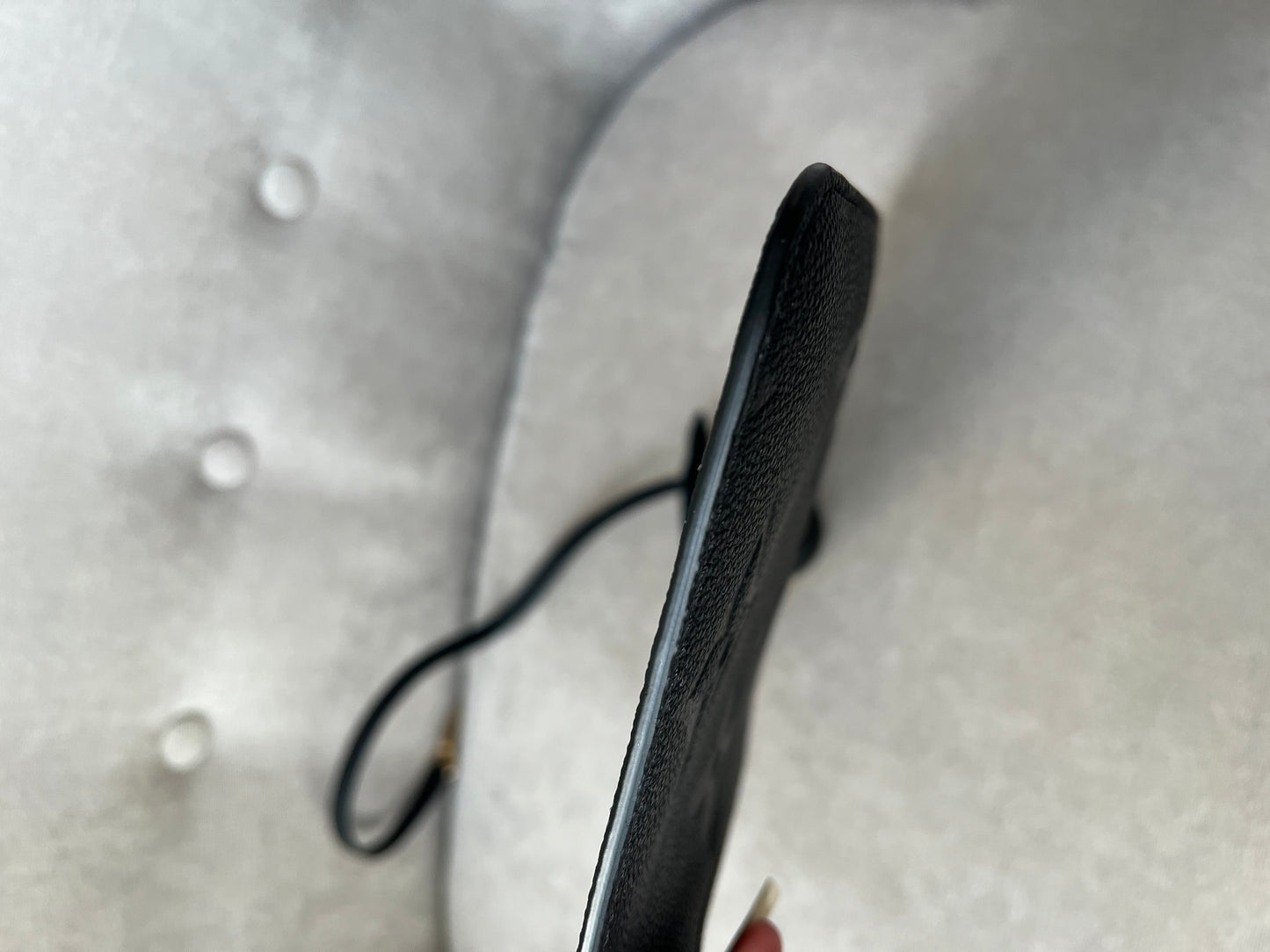 Louis Vuitton Pouch (from Neverfull) Black Empreinte