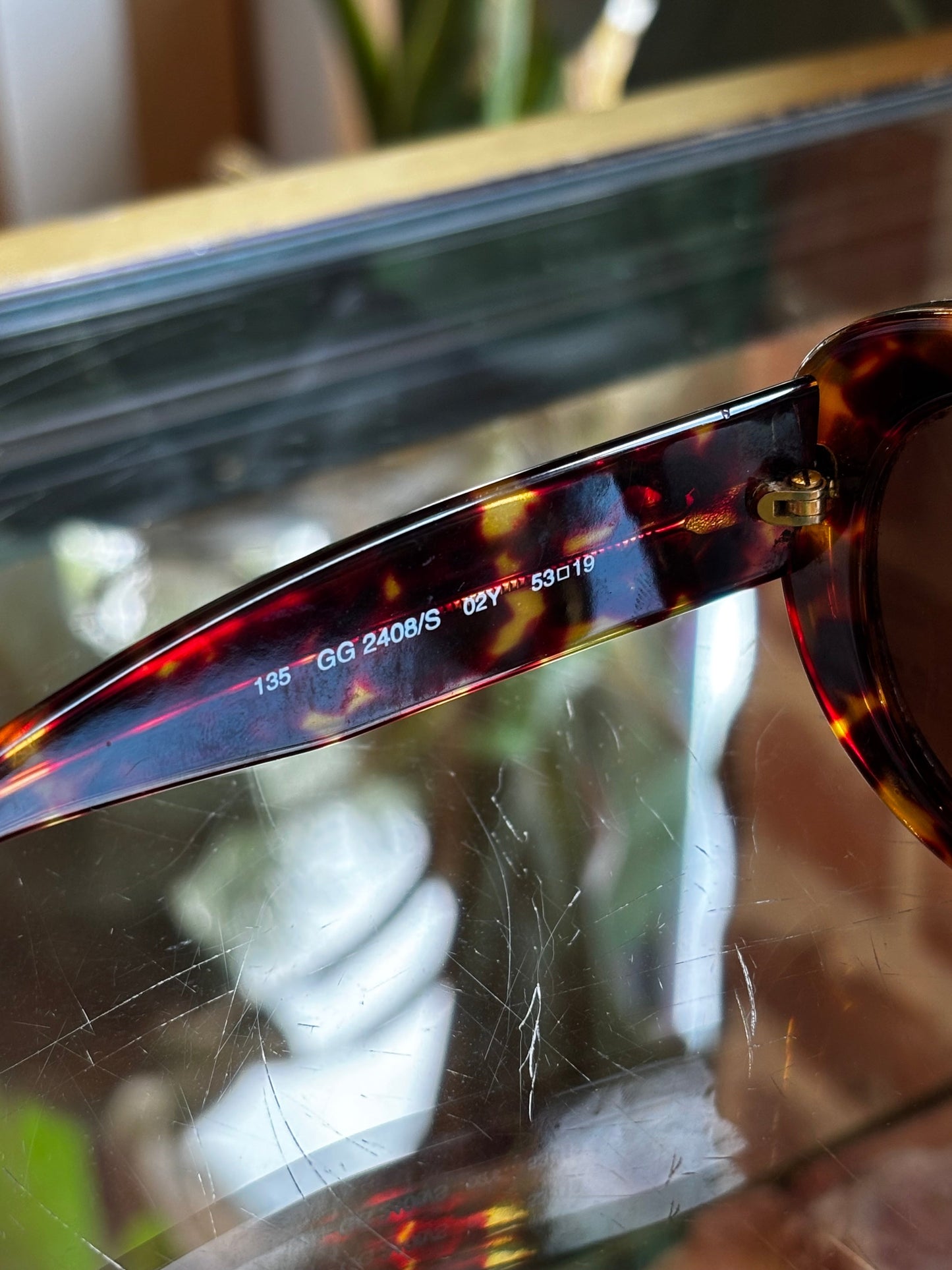 GUCCI GG 2408/S Tortoise Sunglasses