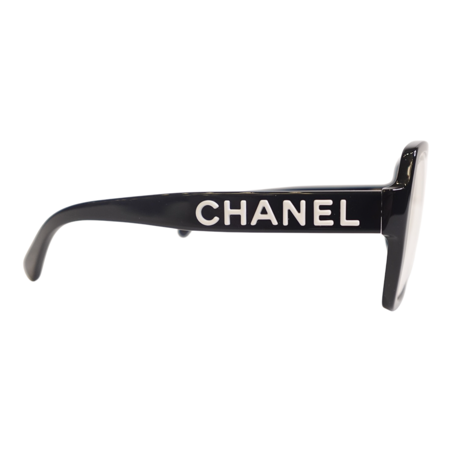 Chanel Rectangular Frame Logo Glasses