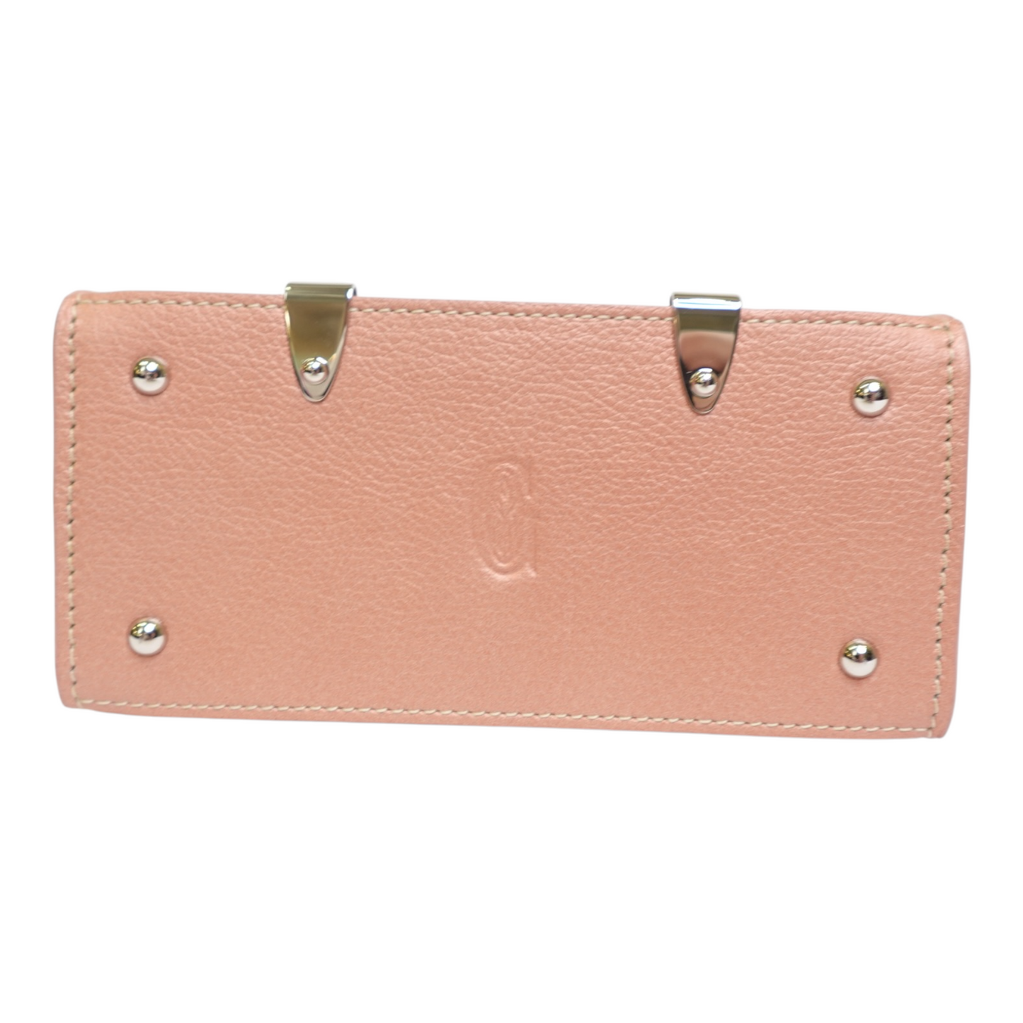 Goyard Pearly Coral Goyardine Canvas and Chevroches Calfskin SaÃ¯gon StructurÃ© Nano Bag