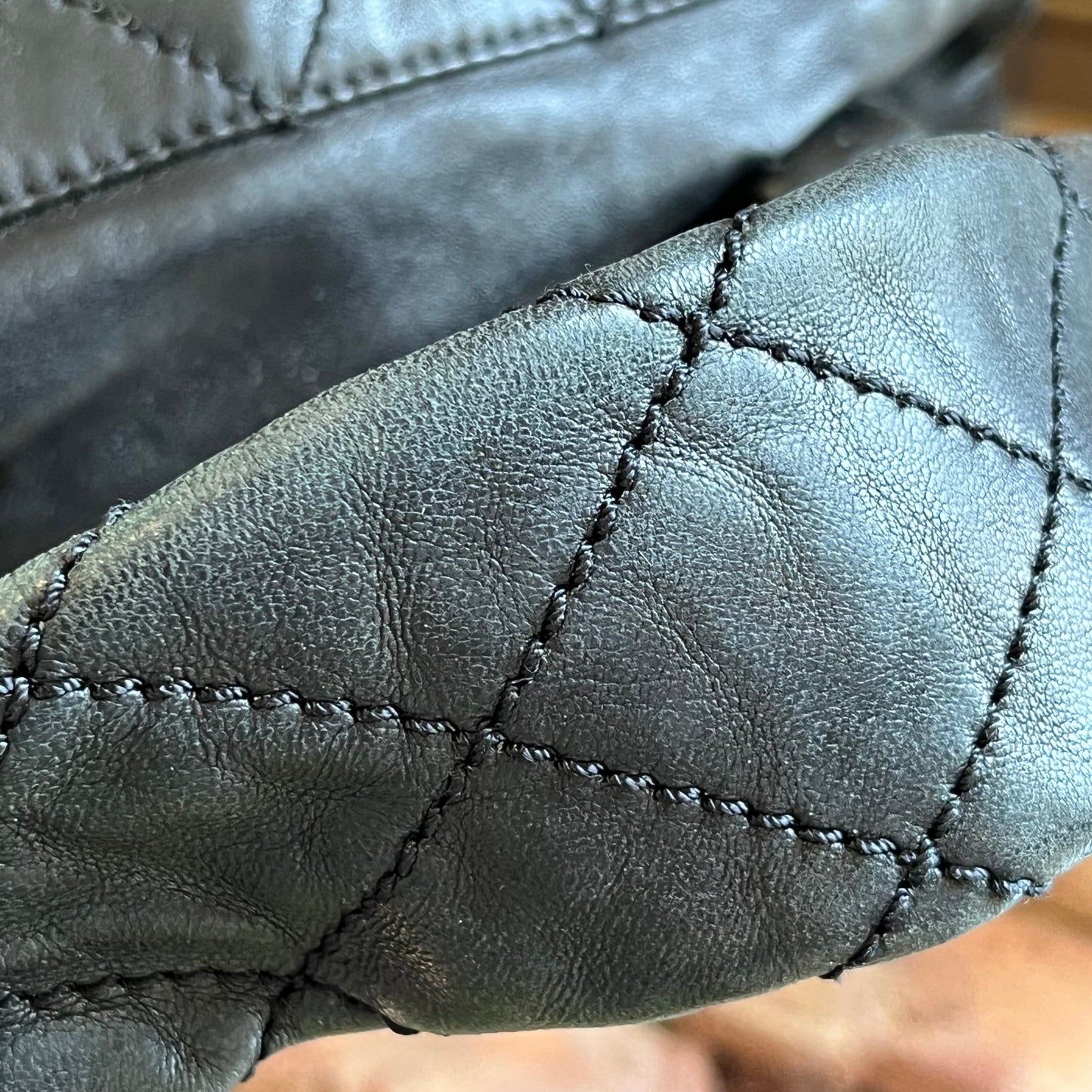 CHANEL 8 Knots Quilted Lambskin Tote Bag