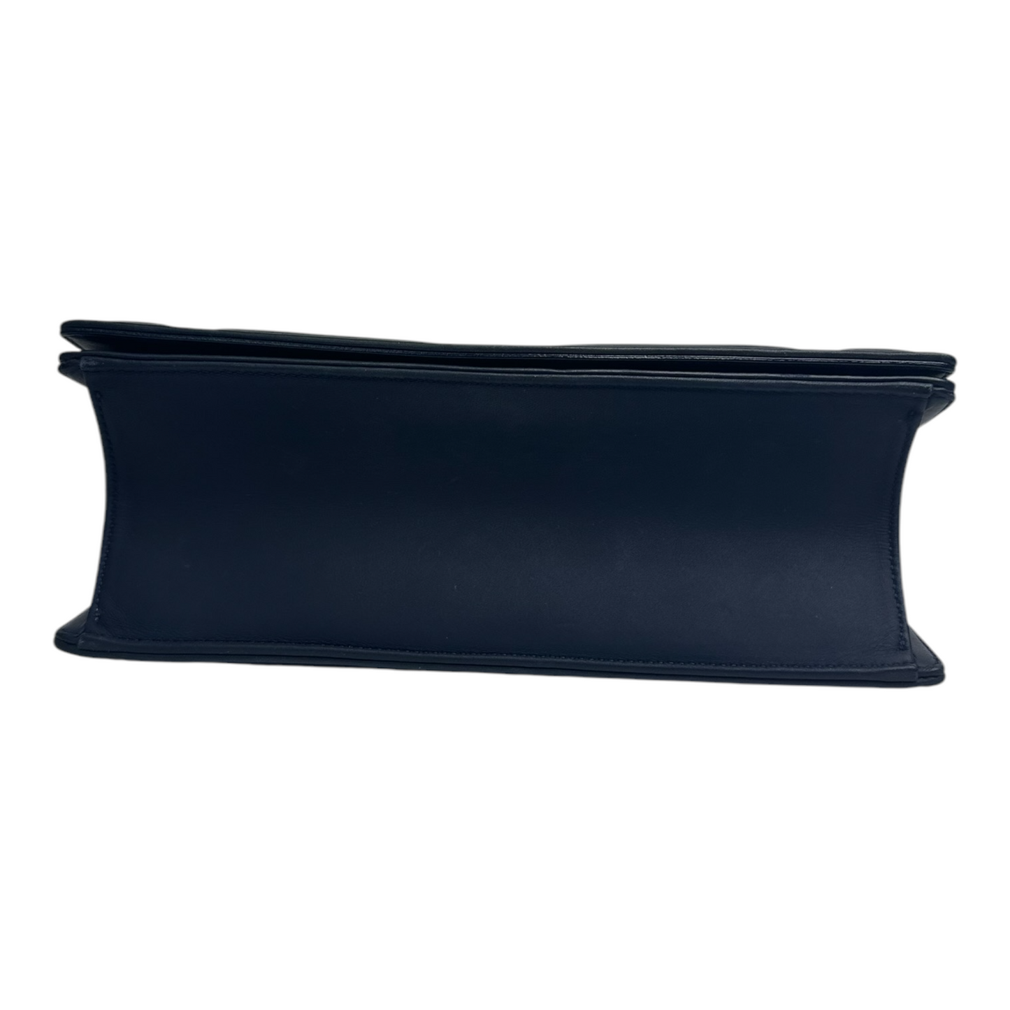 Christian Dior Ultra Matte Calfskin Studded Medium Diorama Flap Bag Blue