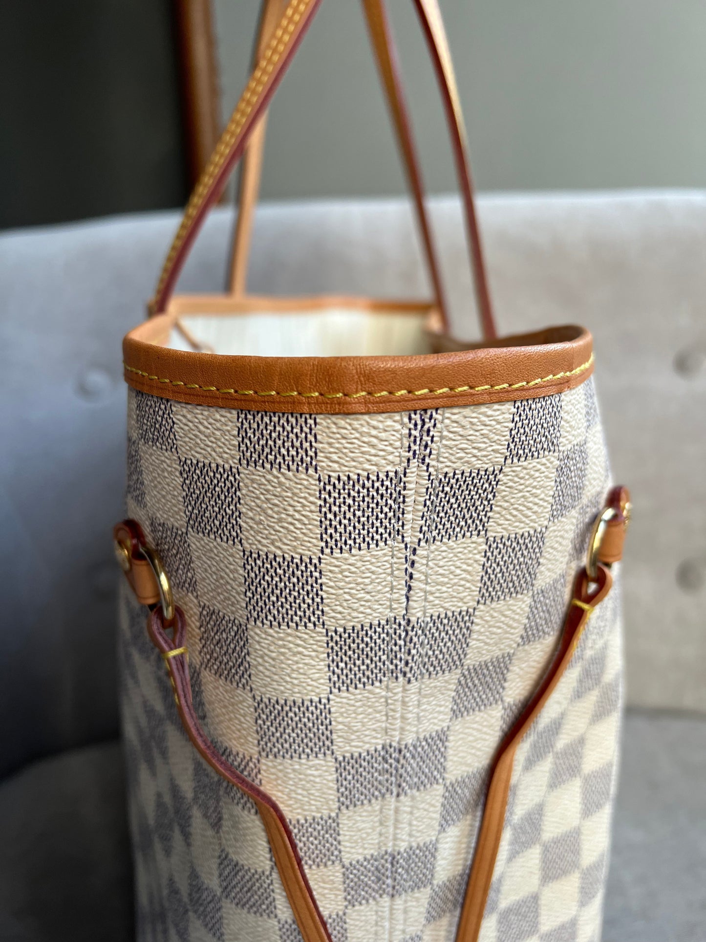 Louis Vuitton Neverfull MM Monogram Damier Azur (RRP £1,410)