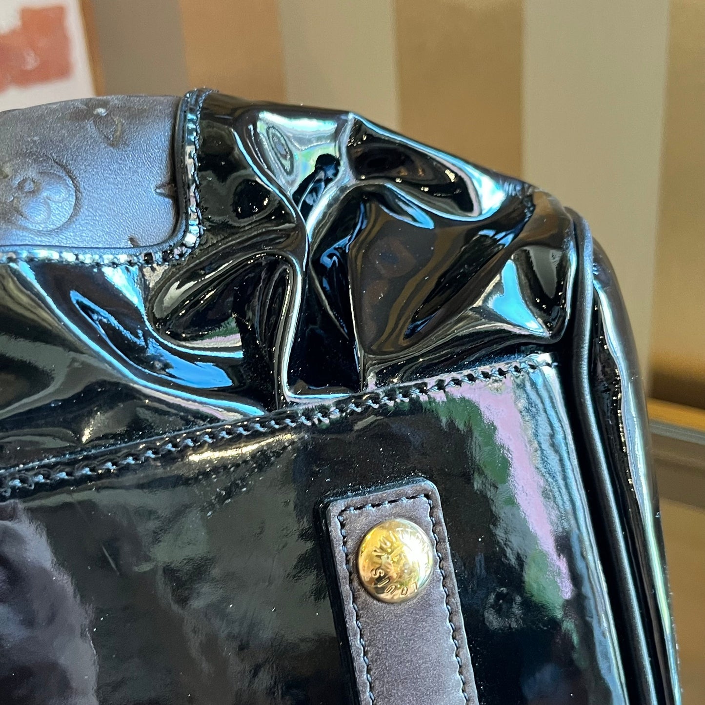 LOUIS VUITTON Limited Edition Stephen Embossed Monogram Calfskin Satchel Bag