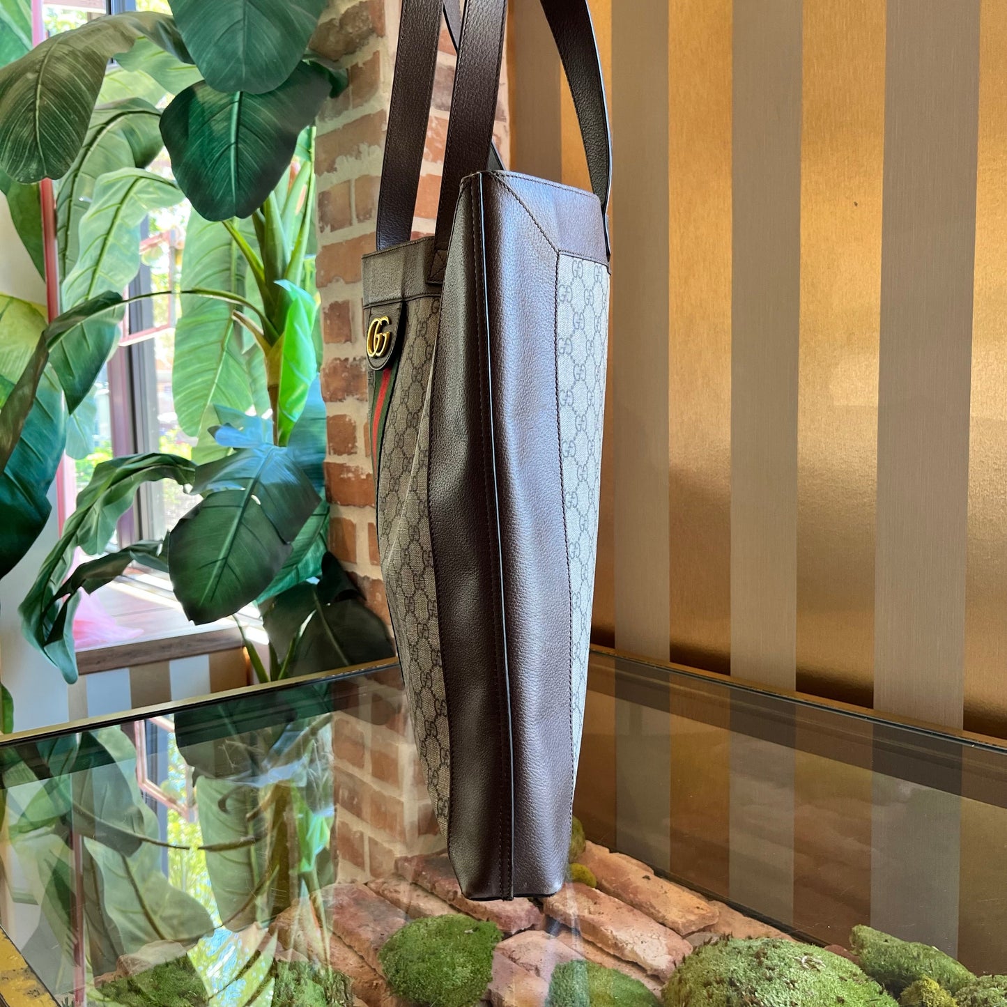 GUCCI Soft Ophidia GG Supreme Canvas Tote Bag