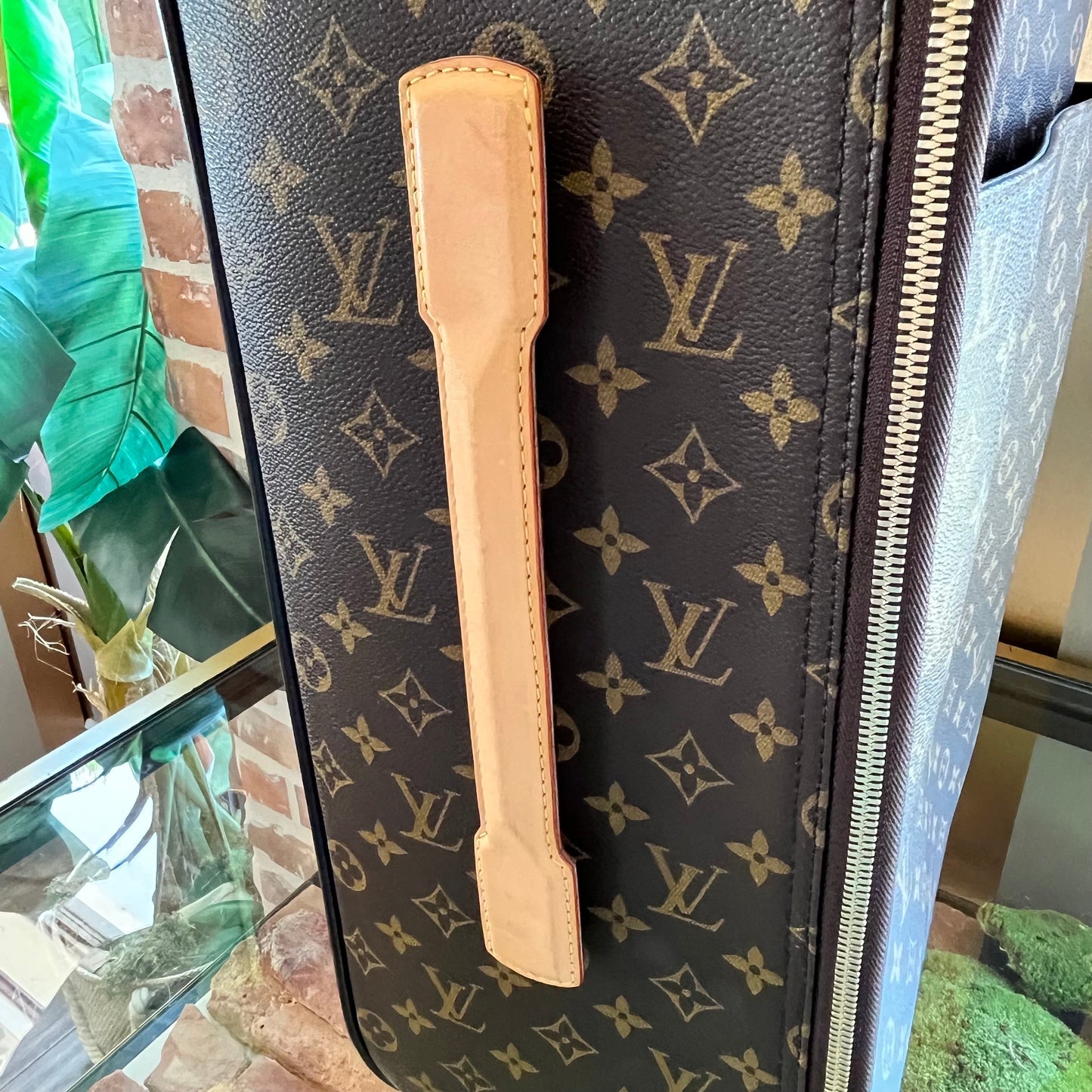 LOUIS VUITTON Pegase 60 Monogram Canvas Rolling Luggage