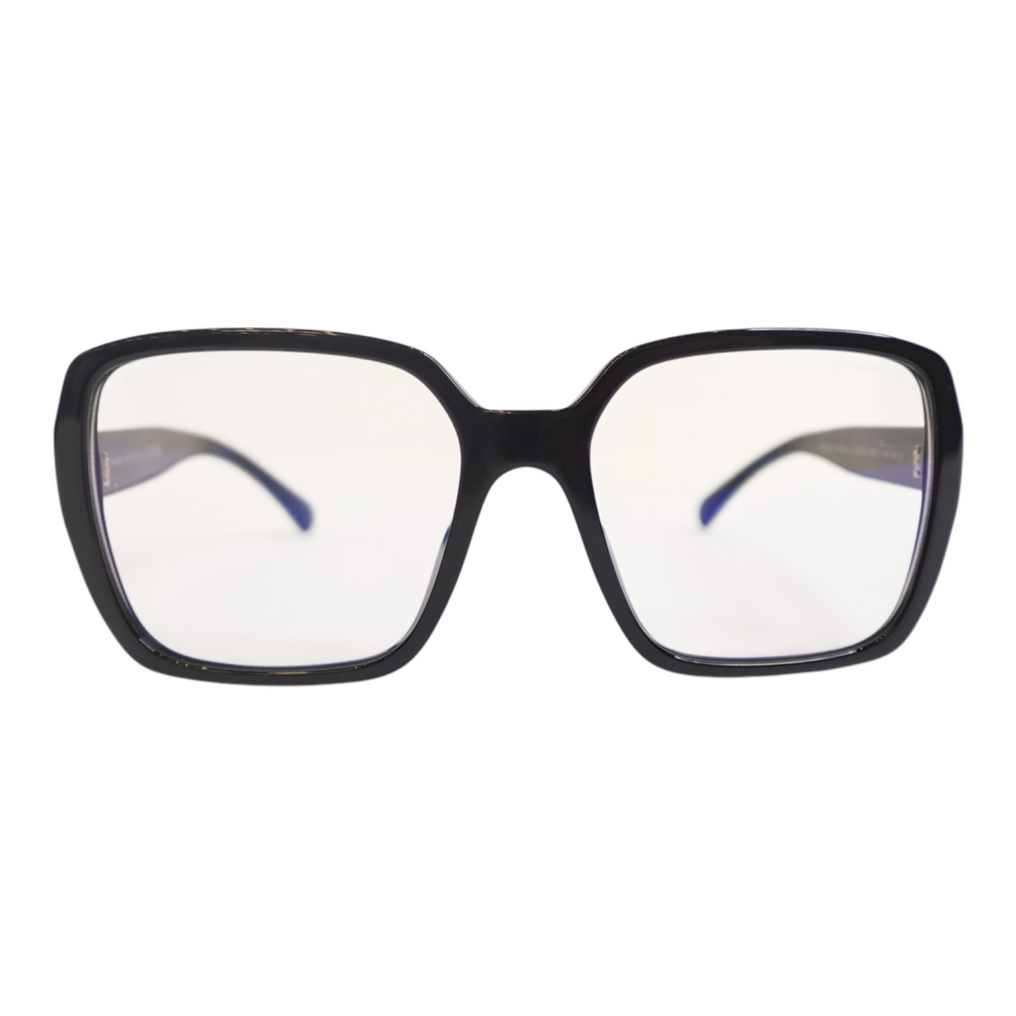 Chanel Rectangular Frame Logo Glasses
