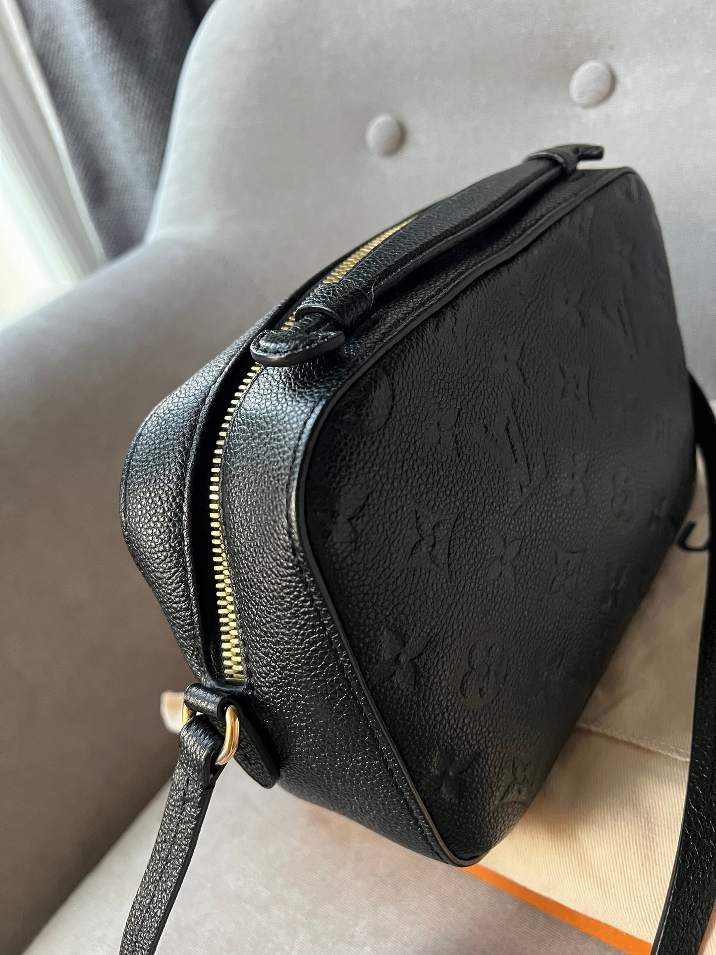Louis Vuitton Saintonge Black Empreinte (RRP £1520)