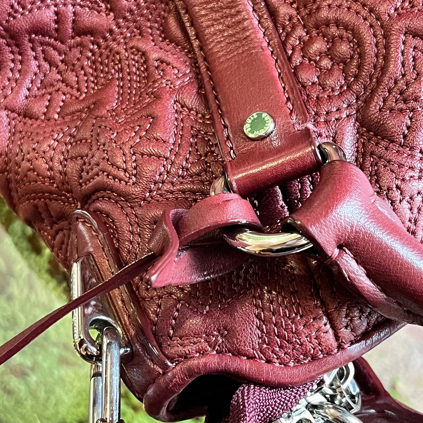 LOUIS VUITTON IXIA GM Antheia Monogram Lambskin Hobo Bag