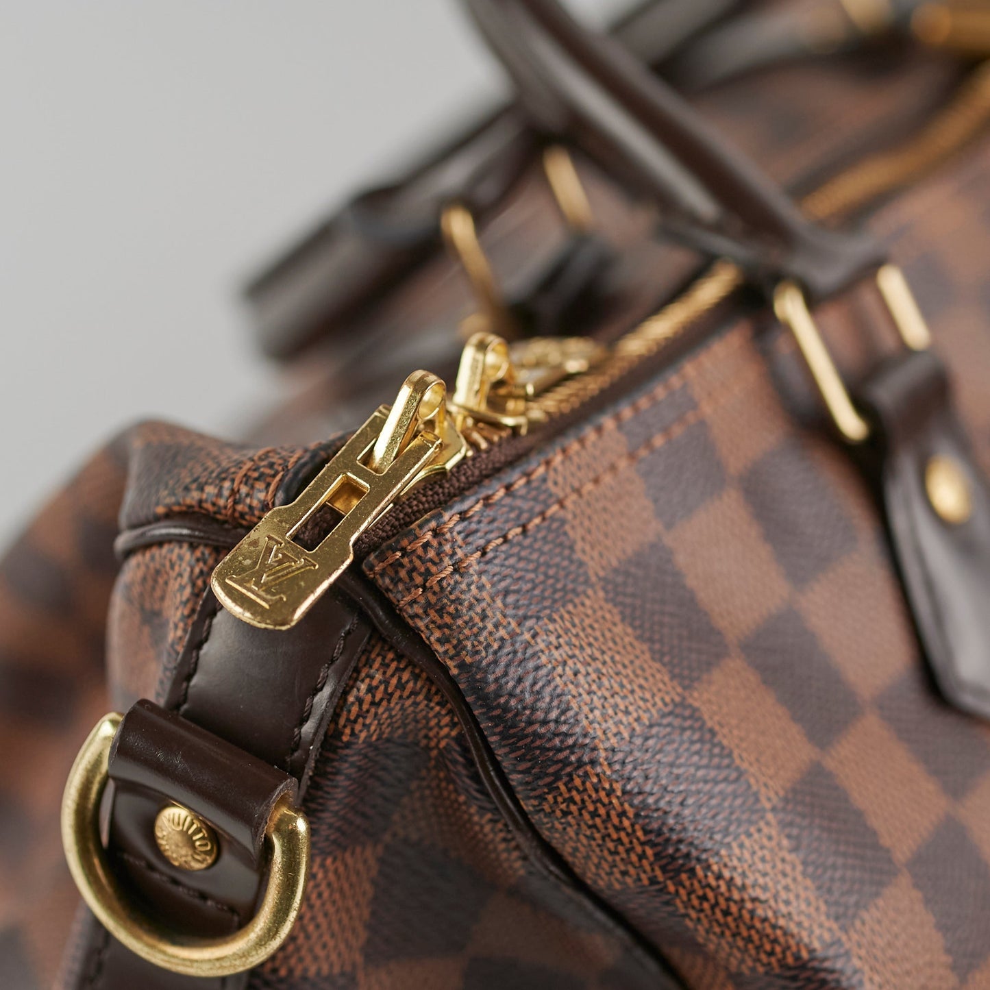 Louis Vuitton Speedy 30 Bandouliere Damier Ebene