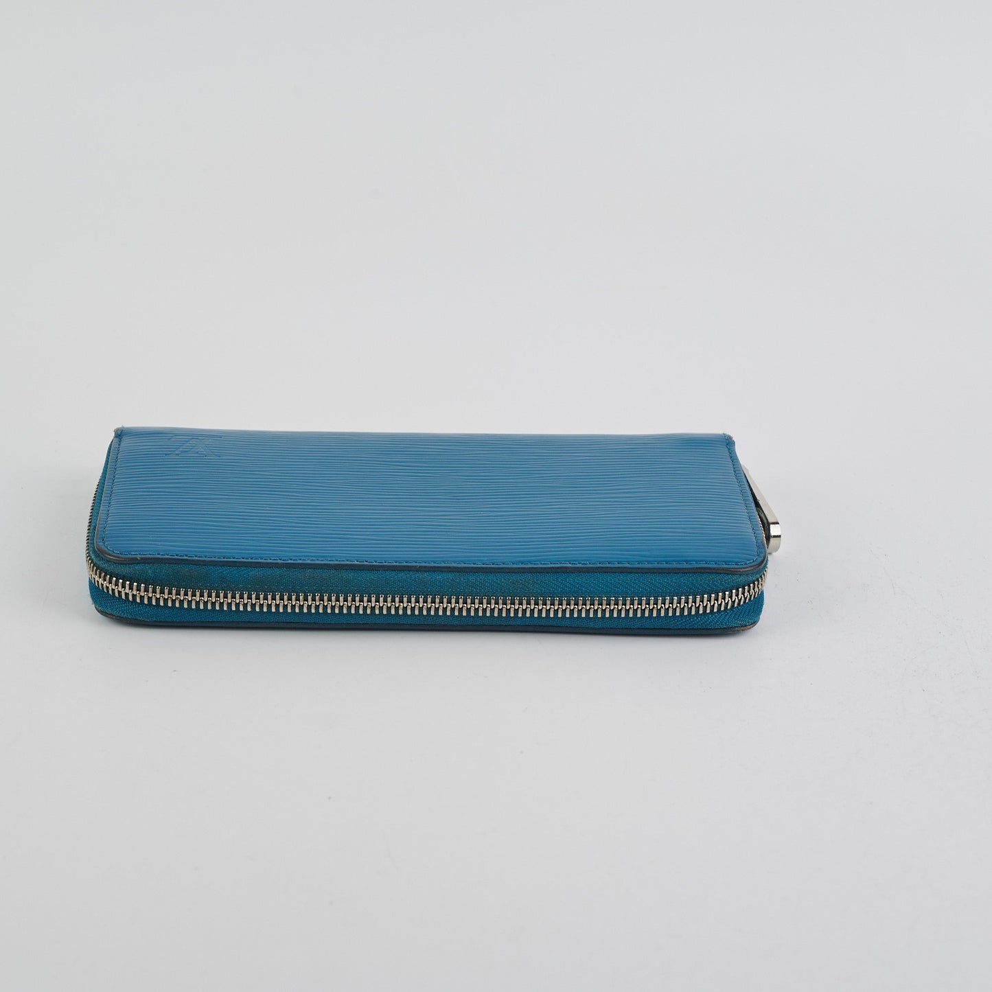 Louis Vuitton Long Zippy Epi Blue Wallet