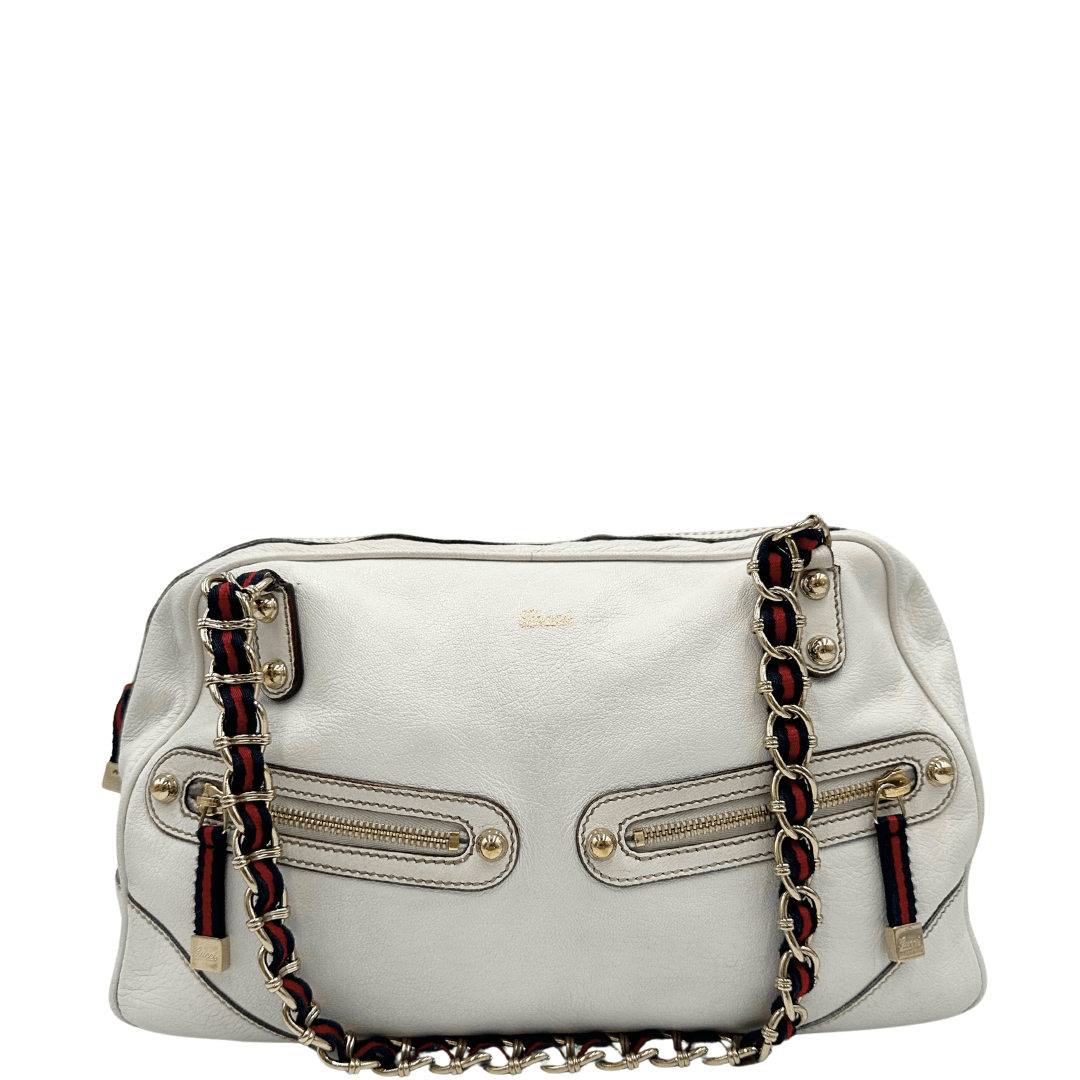 Bauletto Gucci bianco