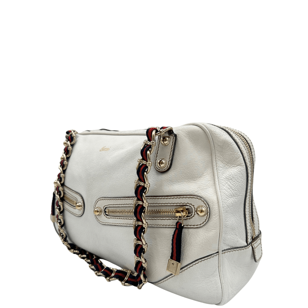 Bauletto Gucci bianco