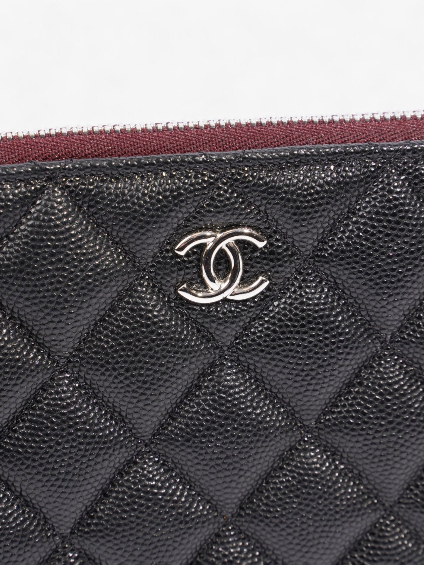Chanel Purse Black Caviar Leather