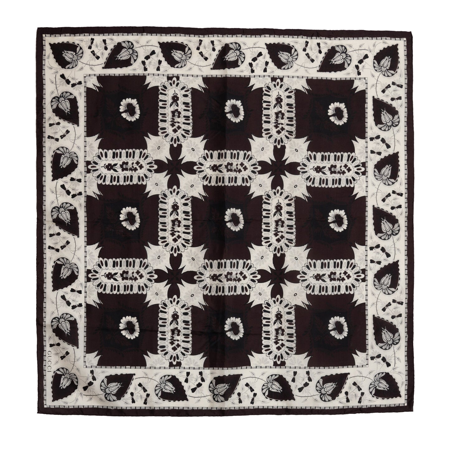 GLM-- Silk Printed Foulard - '10s
