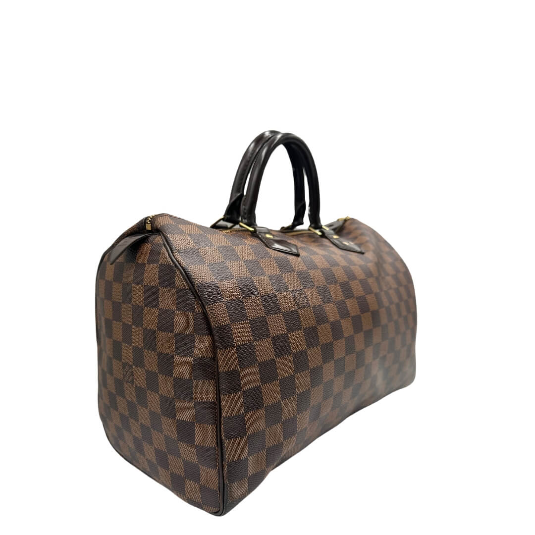 Speedy 35 Damier Ebène LV personalizzato