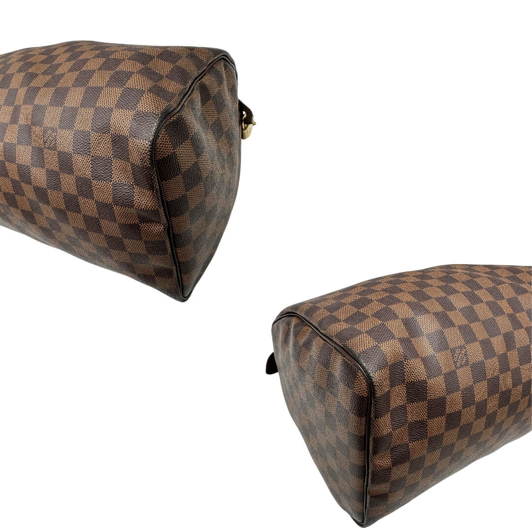 Speedy 35 Damier Ebène LV personalizzato