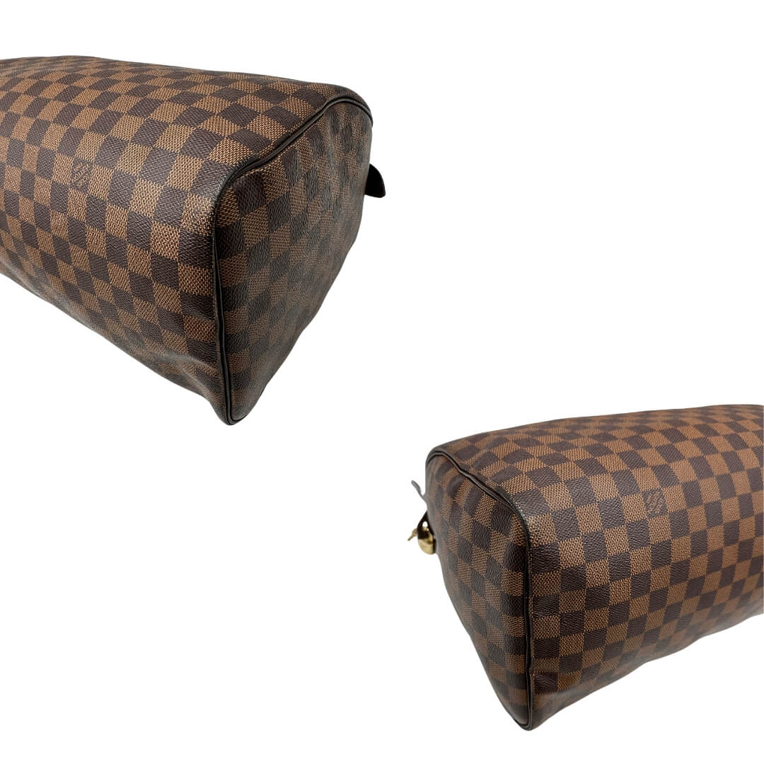 Speedy 35 Damier Ebène LV personalizzato