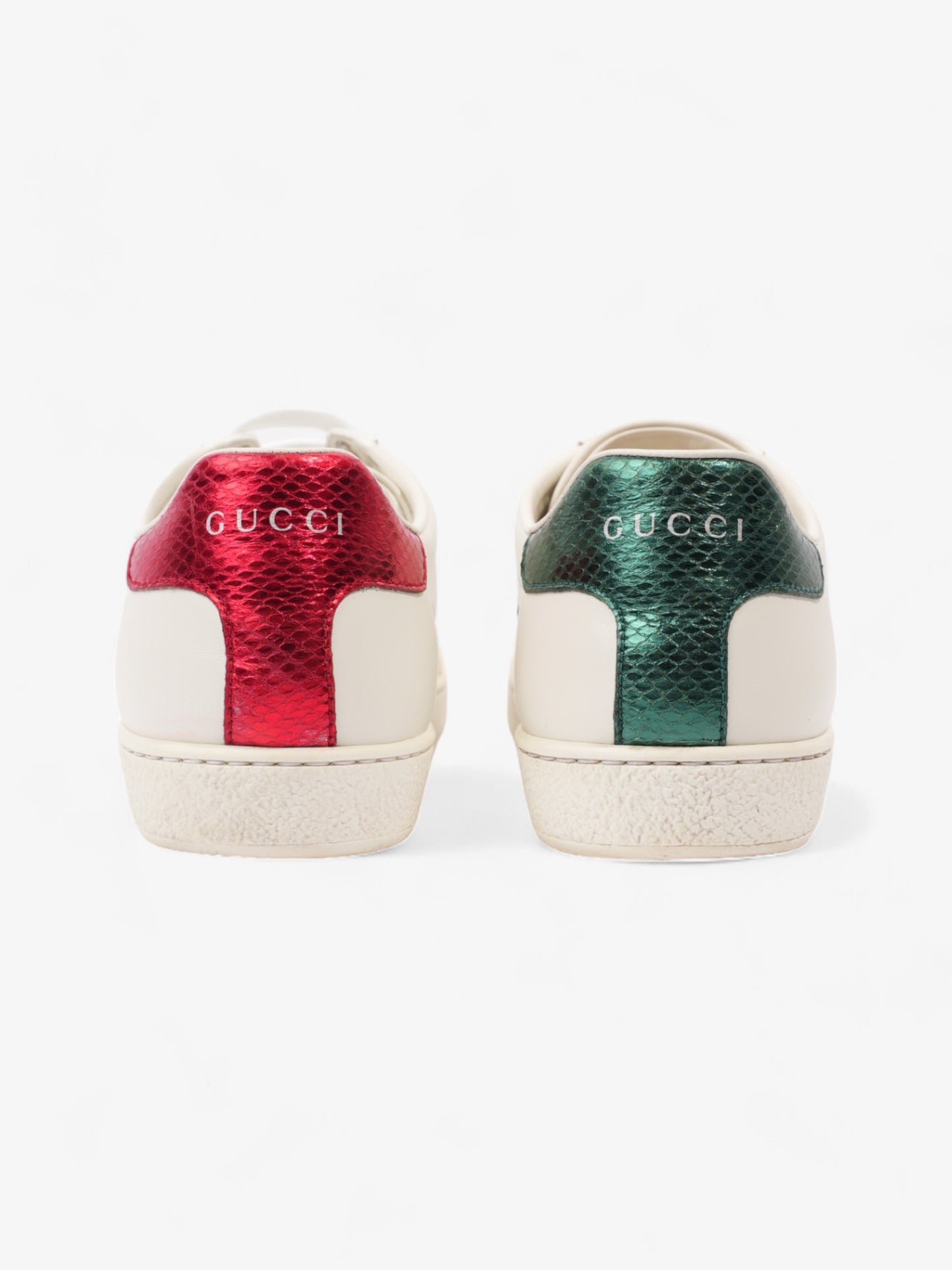 Gucci Ace Embroidered Bee White / Green / Red Leather EU 37 UK 4