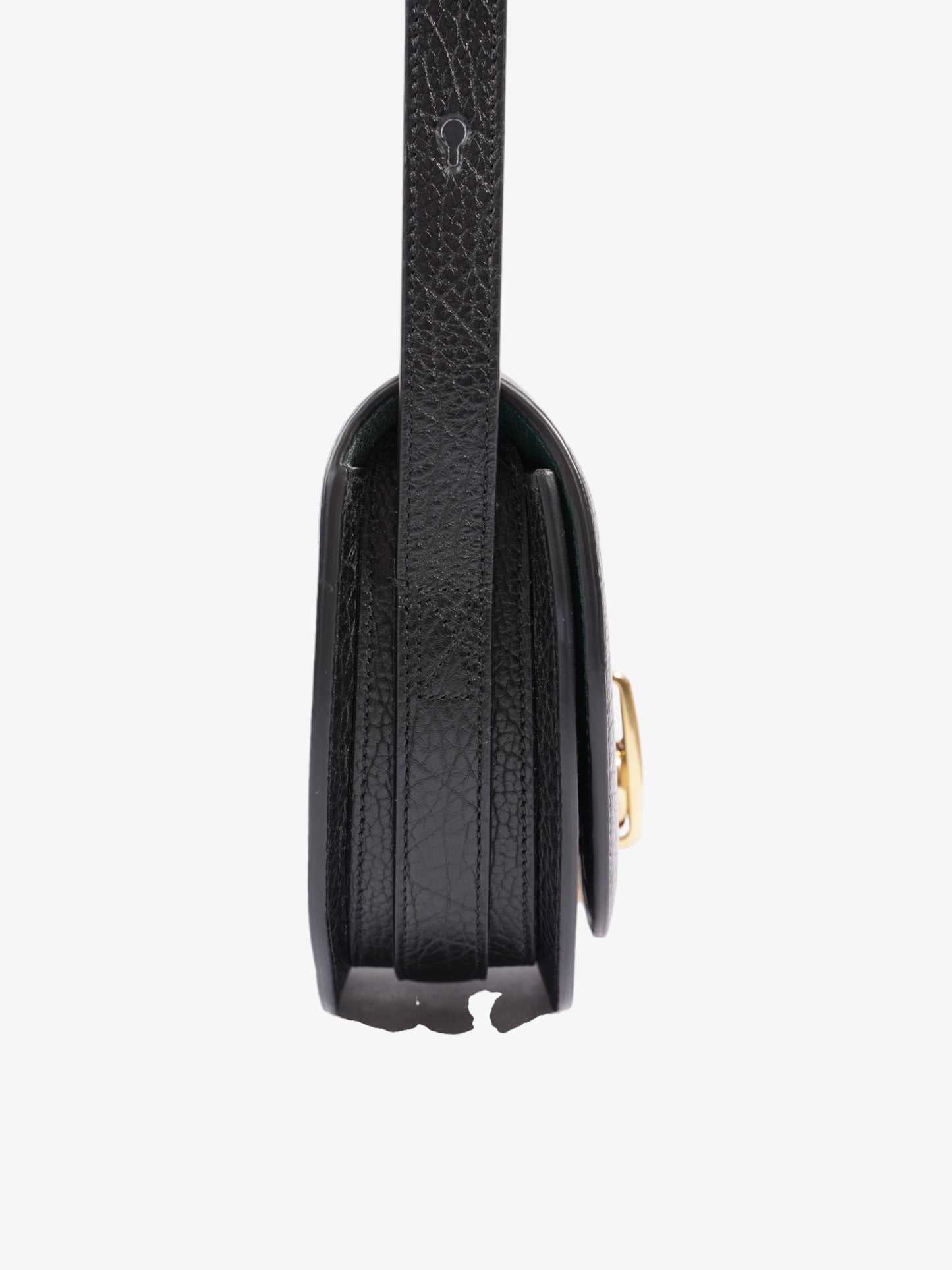 Burberry Rocking Horse Bag Black Leather Mini