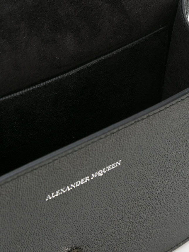 Alexander McQueen INSIGNIA EMBELLISHED CROSSBODY BAG